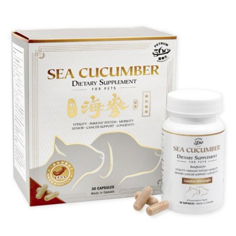 野生海參膠囊 抗弱態補充劑  (貓狗適用)