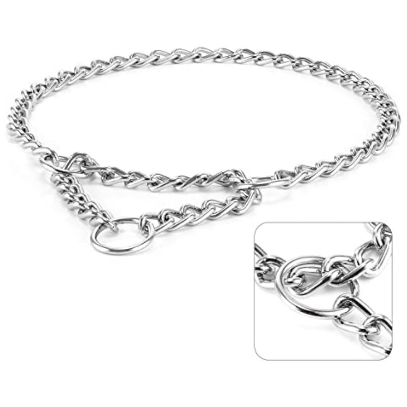 24 銀色蛇鍊頸帶