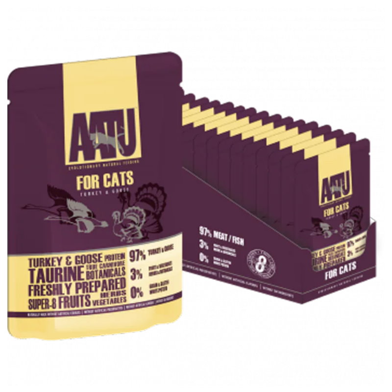 無穀物全配方貓濕糧系列 - 火雞、鵝