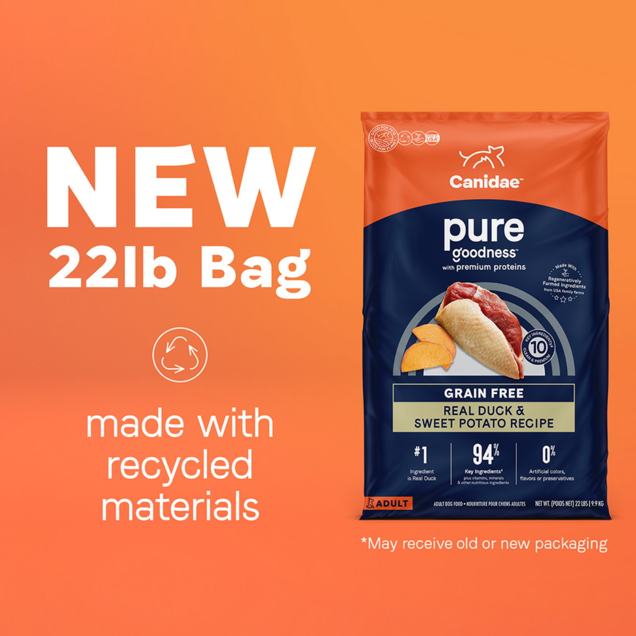 Pure - 無穀鴨肉及甜薯配方