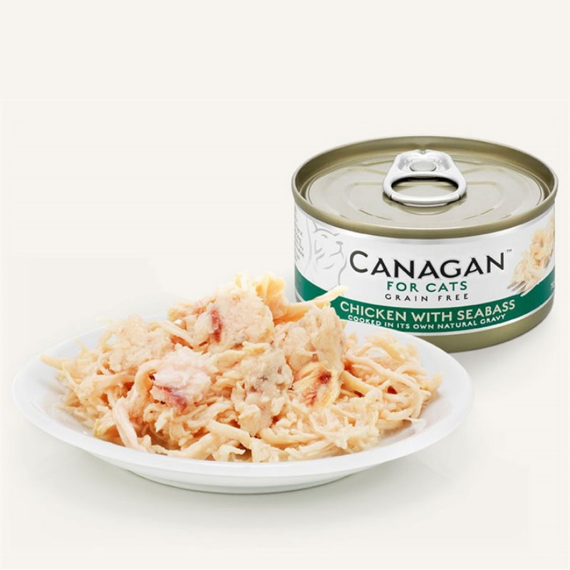 無穀物貓主食罐-雞肉伴鱸魚配方