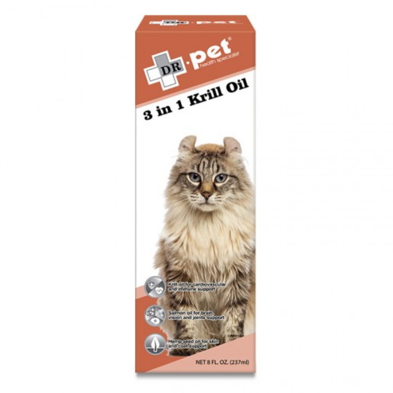 貓犬健康補充品 3合1深海磷蝦油