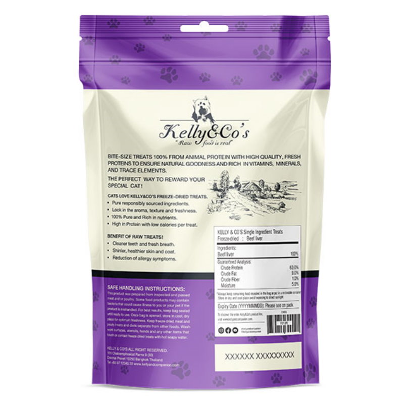 凍乾貓小食-牛肝